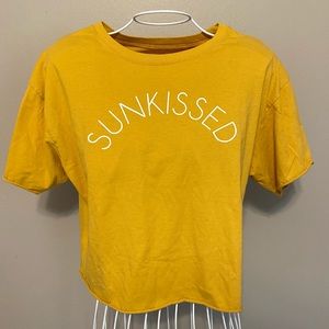 Sunkissed crop top